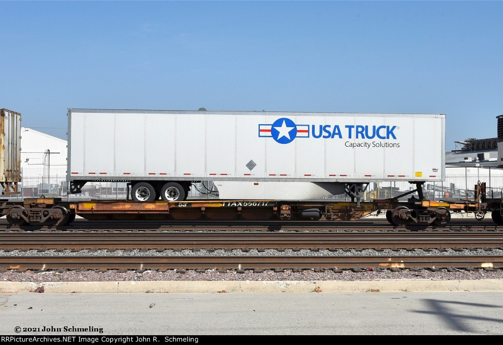 TTAX 556717-A with trailer load at Rana CA. 4/8/2021